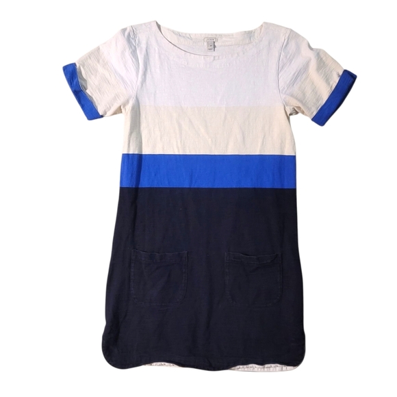 J. Crew Color Block Midi Dress - Picture 2 of 7